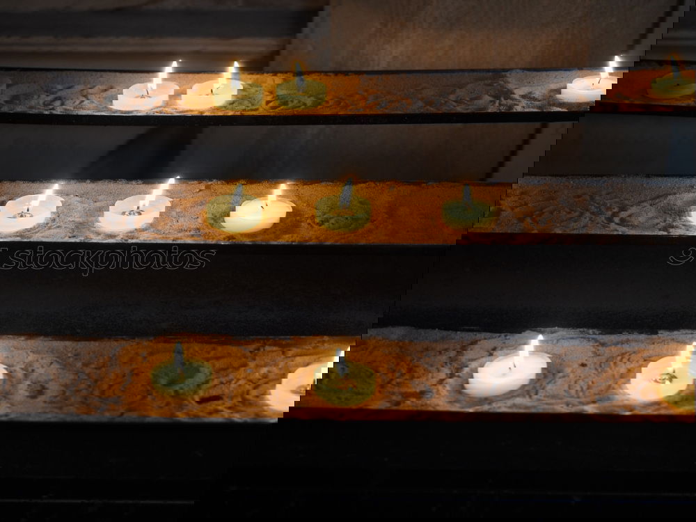 Similar – Image, Stock Photo Square candles Close-up