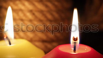 Similar – Colorful tea lights shine for birthday