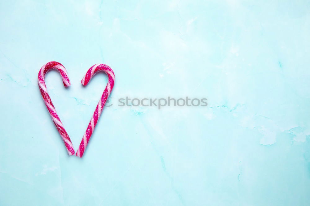 Similar – Image, Stock Photo wicker red heart on a blue background