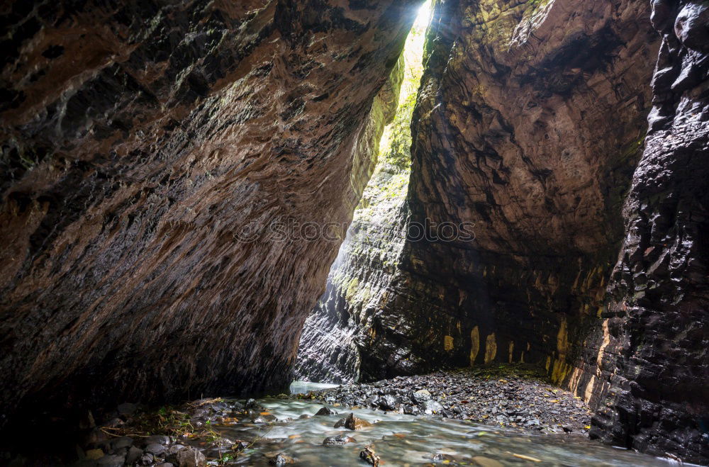 Similar – Image, Stock Photo Cave covered with green moss