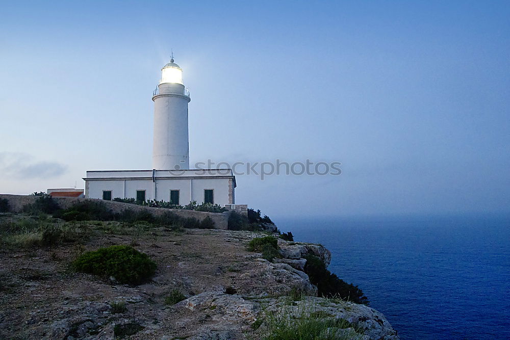 Similar – Lighthouse on cliff at Cabo São Vincente near Sagres in Portugal.