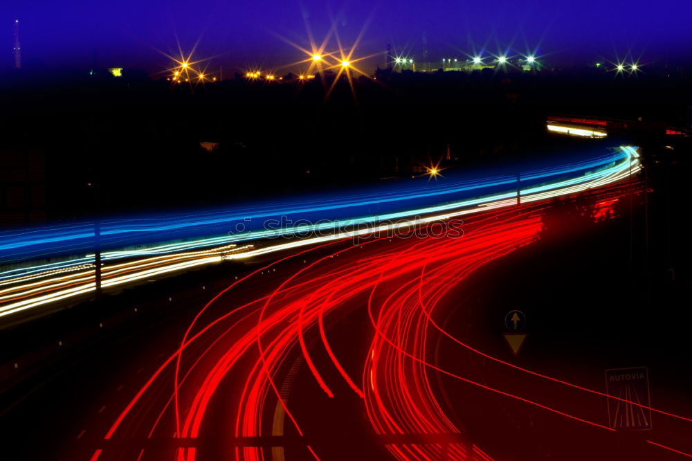 Similar – Foto Bild rush Verkehr Beton Nacht