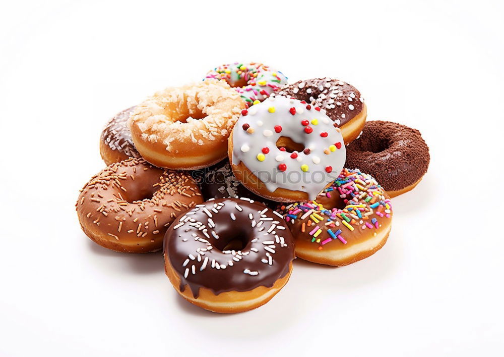 Similar – Image, Stock Photo Funny Colorful Donuts In Box