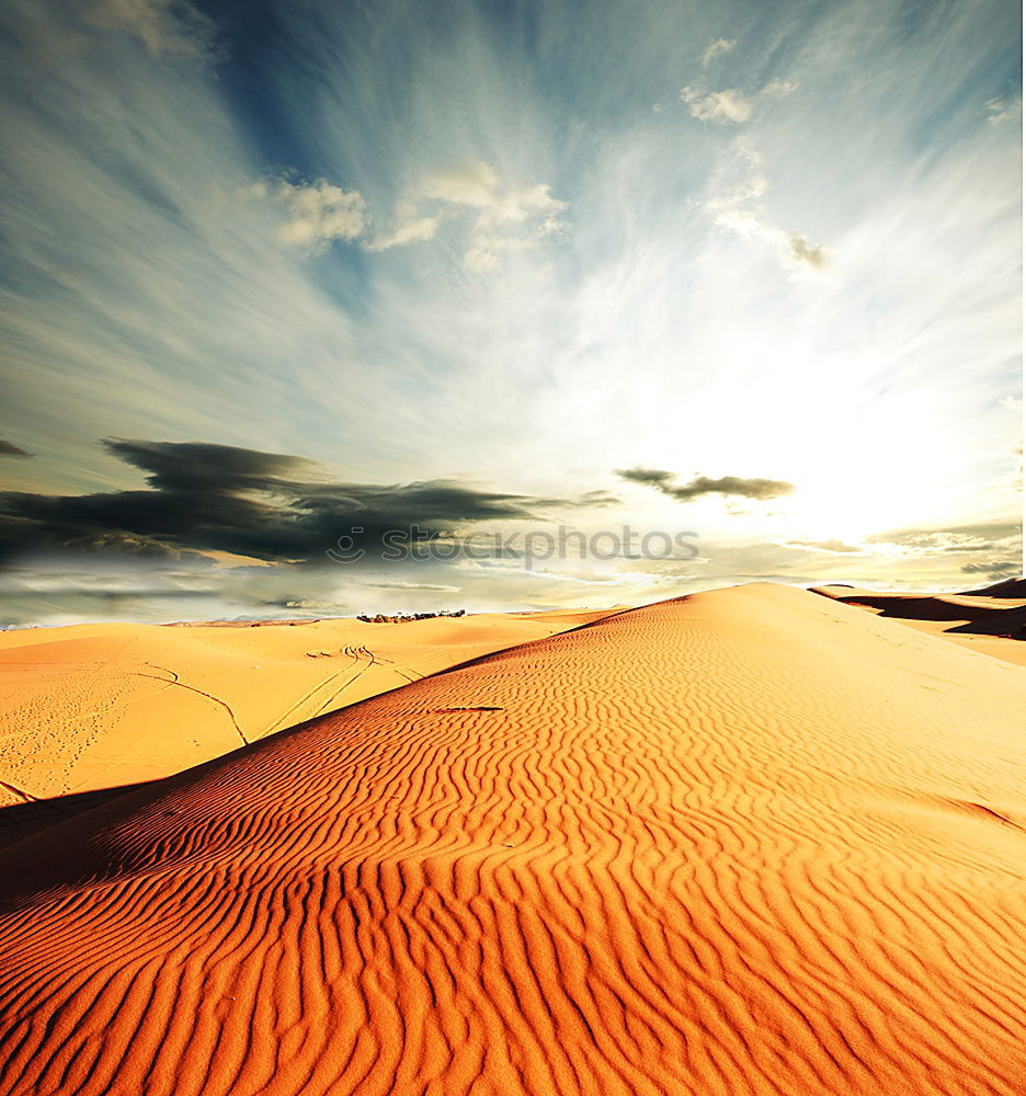 Similar – Image, Stock Photo Desert landscape. Ouarzazate, Morocco,