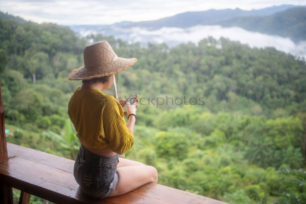 Similar – Image, Stock Photo seesaw Young woman