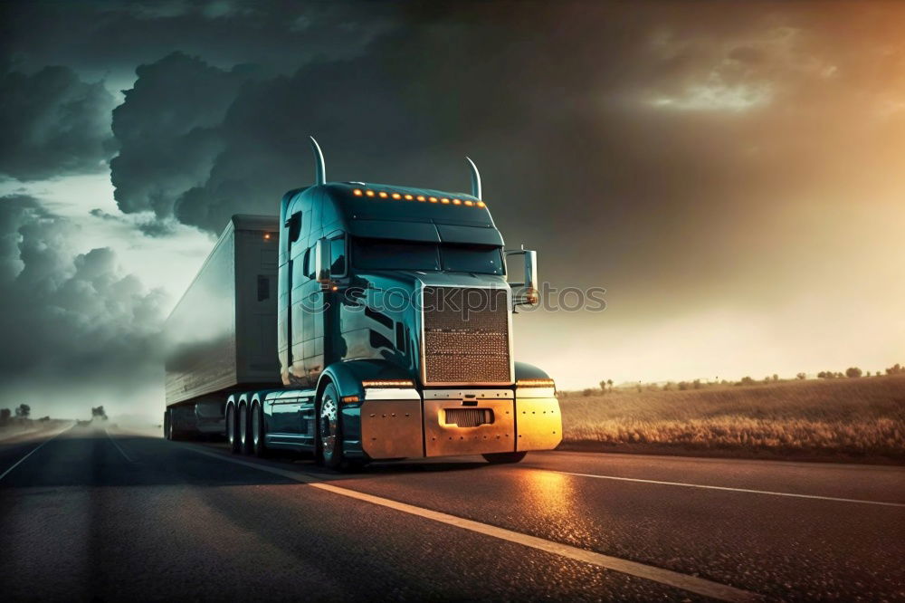 Similar – Image, Stock Photo Norway road Transport