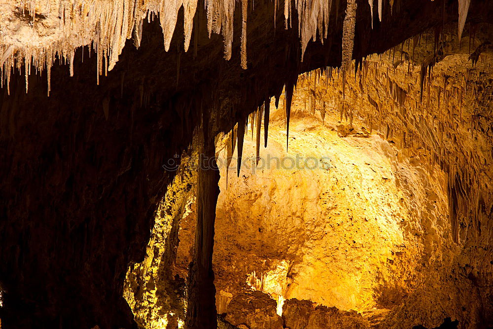 Similar – Canyon or lake ? Lava Cave