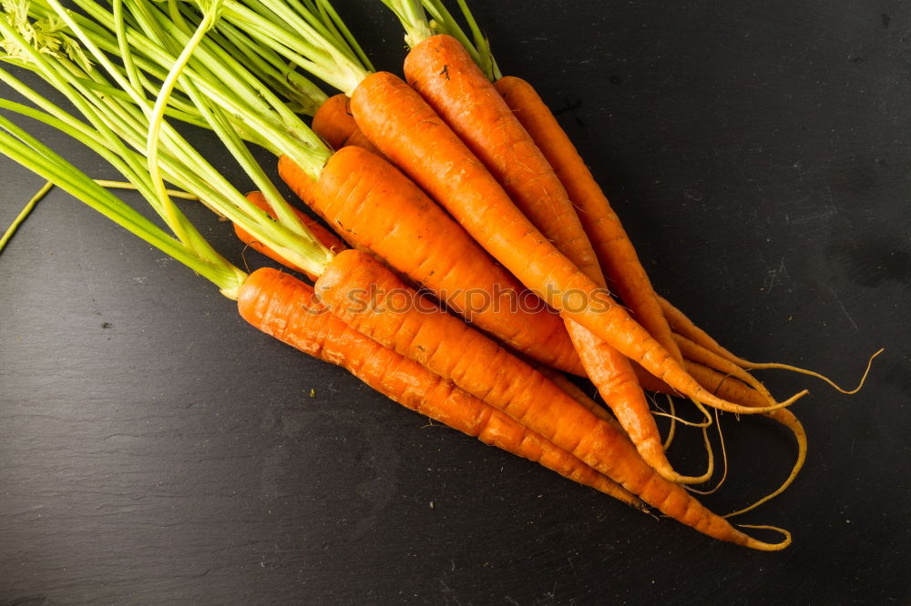 Similar – Fresh carrots tied with a rope