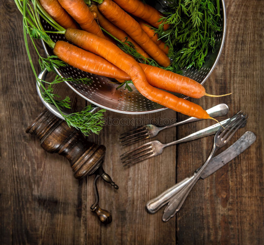 Similar – Two large ripe carrots lie in female hands