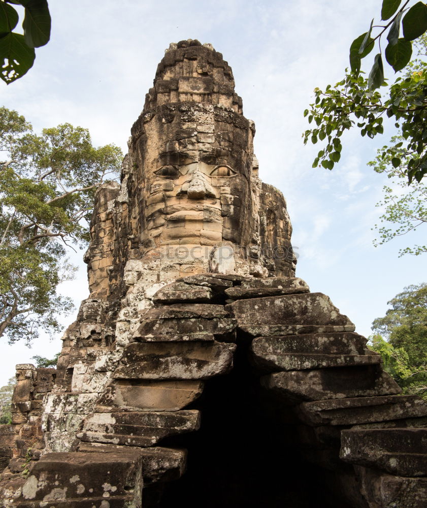 Angkor Thom Temple view, Siem reap, Cambodia