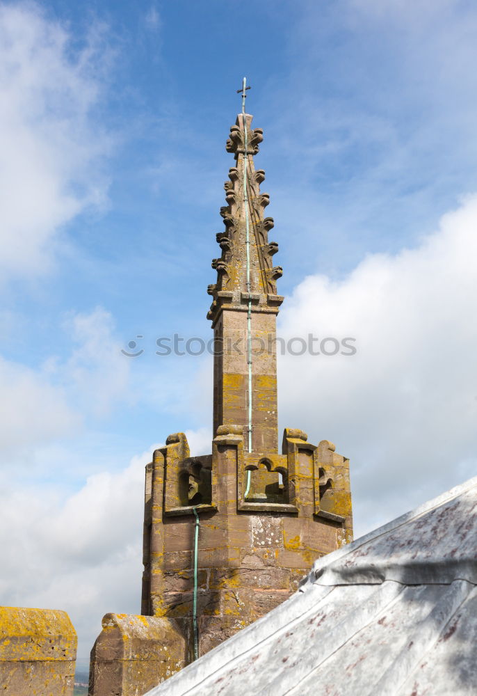 Similar – Image, Stock Photo House facade with chimneys on the Royal Mile in Edinburgh