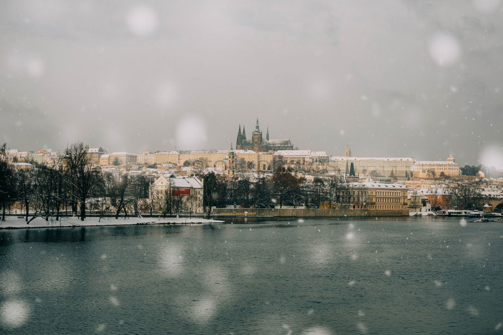 Similar – Image, Stock Photo Snow drift in Fulda