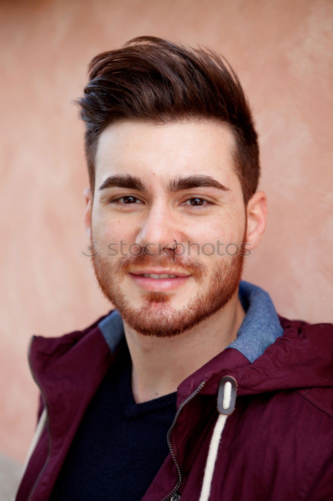 Similar – Image, Stock Photo Attractive guy in a old house with black jersey