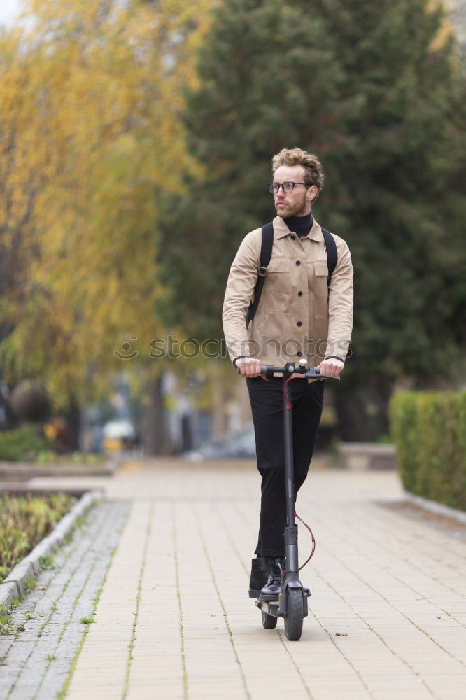 Similar – Attractive man in winter fashion checking his mobile