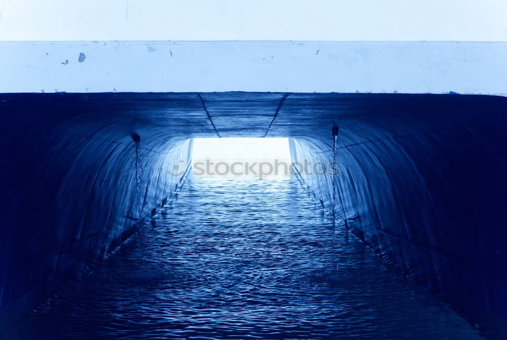 Similar – illuminated tunnel in mine