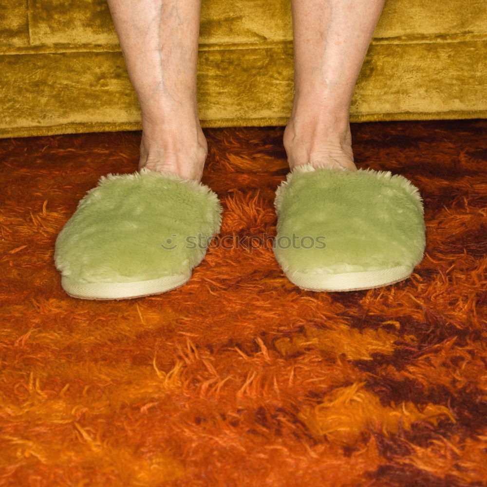 Similar – Image, Stock Photo Relax with Slippers