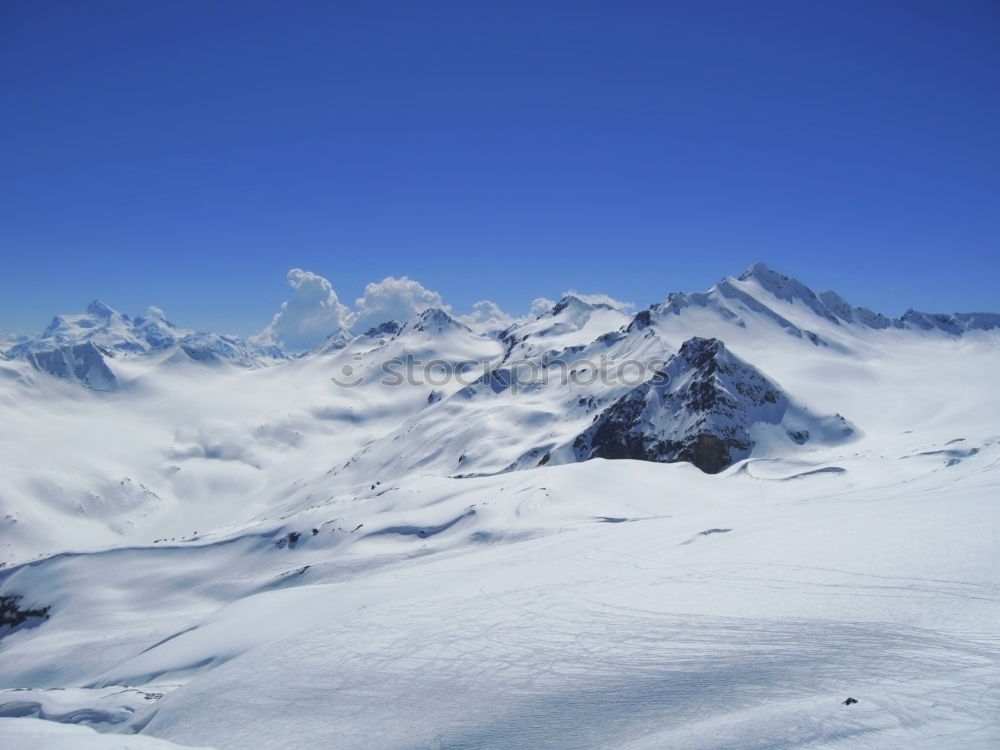 Similar – Image, Stock Photo snow on the mountains