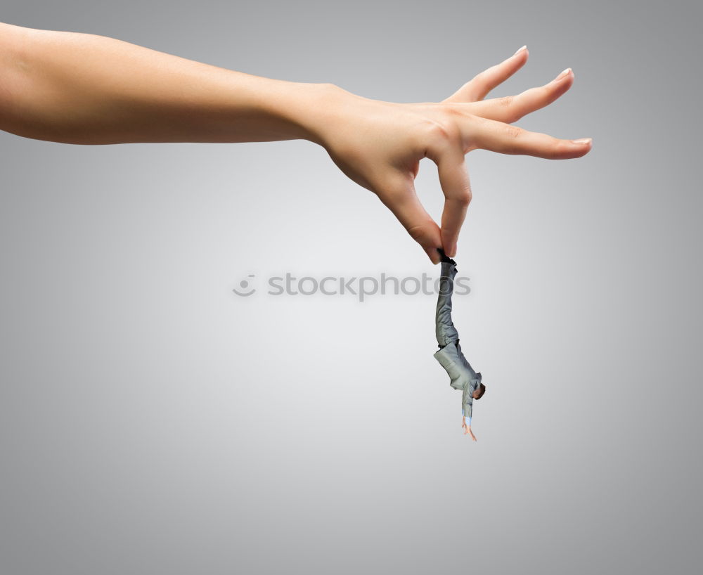 Similar – Image, Stock Photo Hand of a woman holding a cucumber