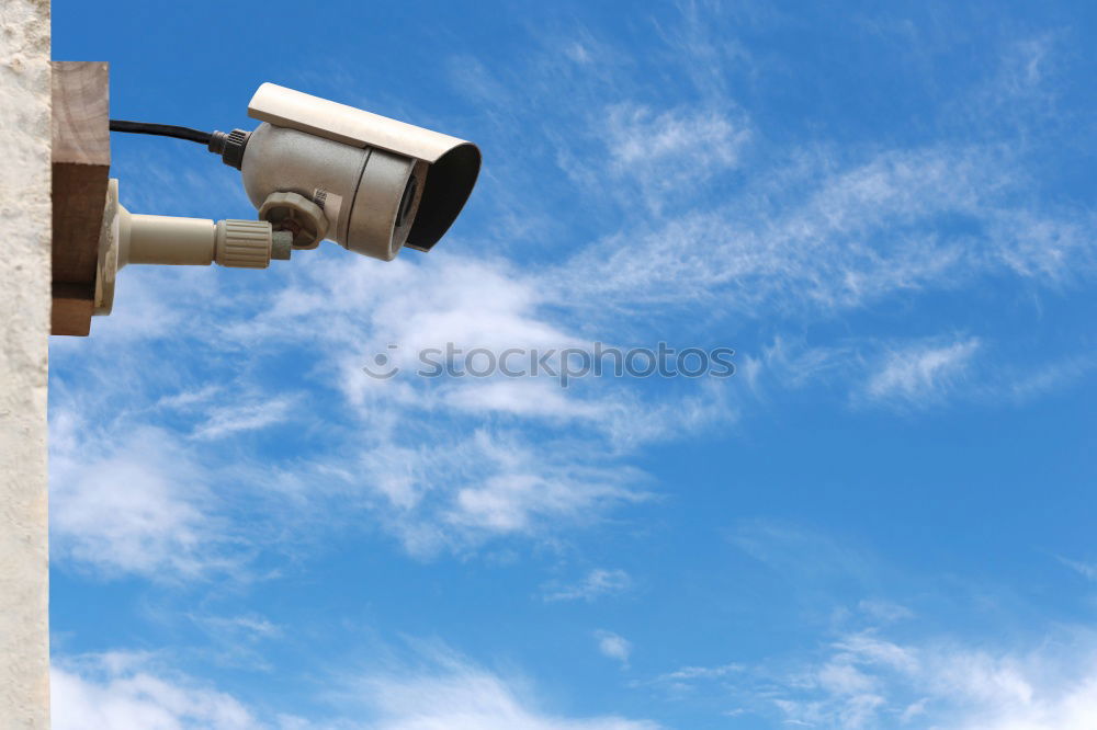 Similar – Real time Modern Online Security CCTV cameras surveillance system. An outdoor video surveillance cameras is installed on a metal post. Equipment system service for safety life or asset.