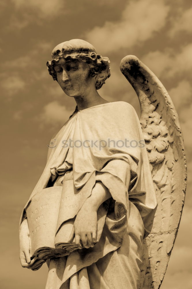 Similar – angel ll Angelrute Statue