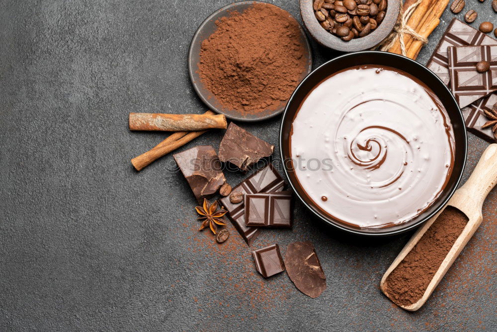 Similar – Image, Stock Photo cup of chocolate drink with marshmallows