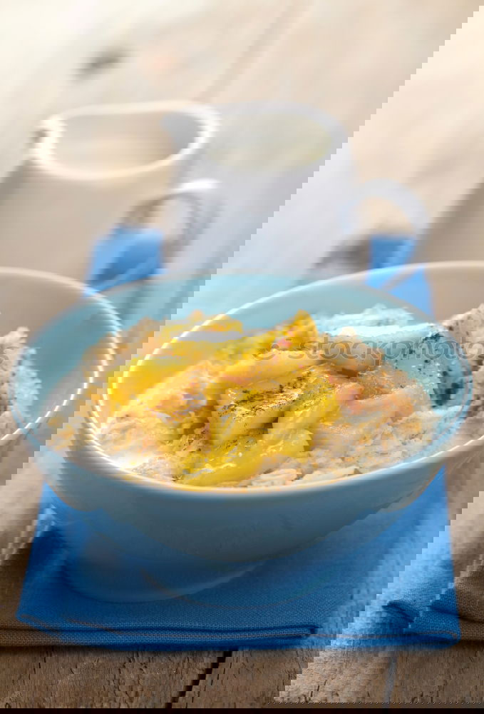 Similar – Image, Stock Photo Breakfast with muesli and oranges