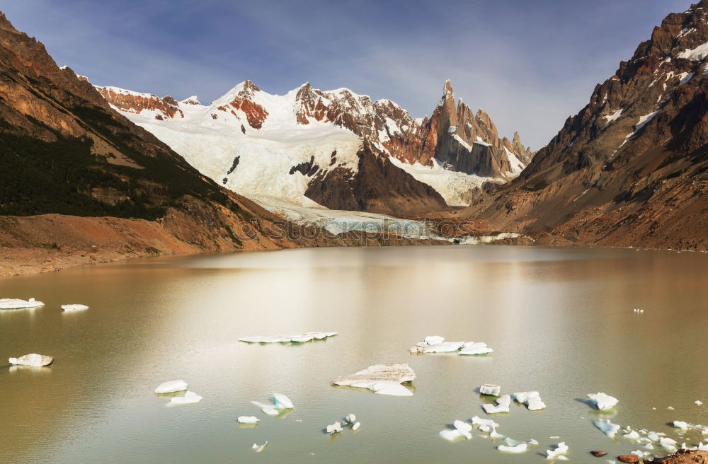 Similar – Image, Stock Photo mountain lake Nature Gray