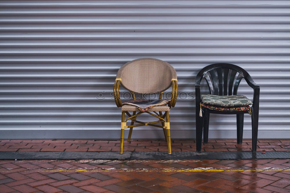 Image, Stock Photo Plastic Orange Chair