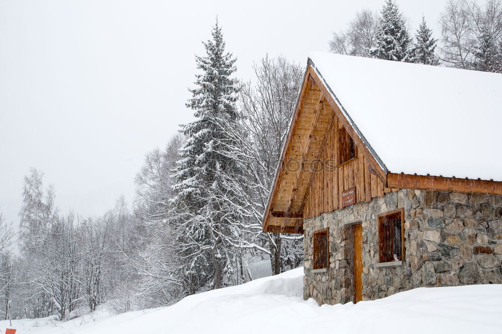 Similar – Strict winter in the Black Forest