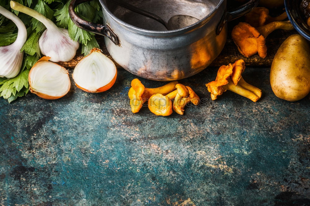 Similar – Image, Stock Photo Cooking ingredients for chestnut soup