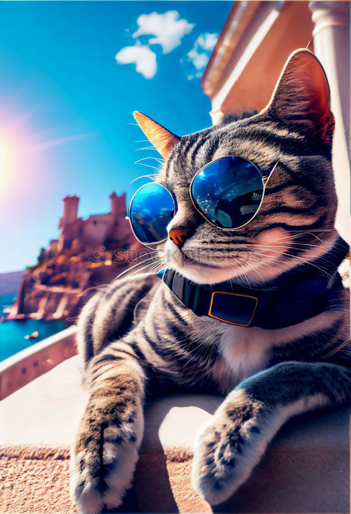 Similar – Image, Stock Photo Monkey sits on rocks of Gibraltar