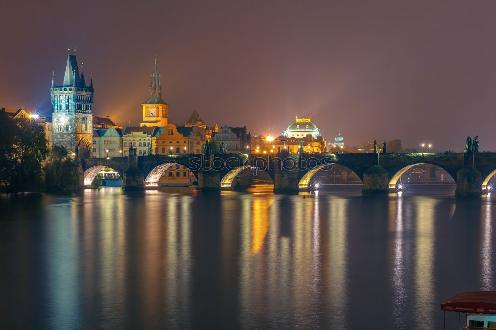 Similar – Cologne Cathedral, Rhine and Hohenzollern Bridge at night