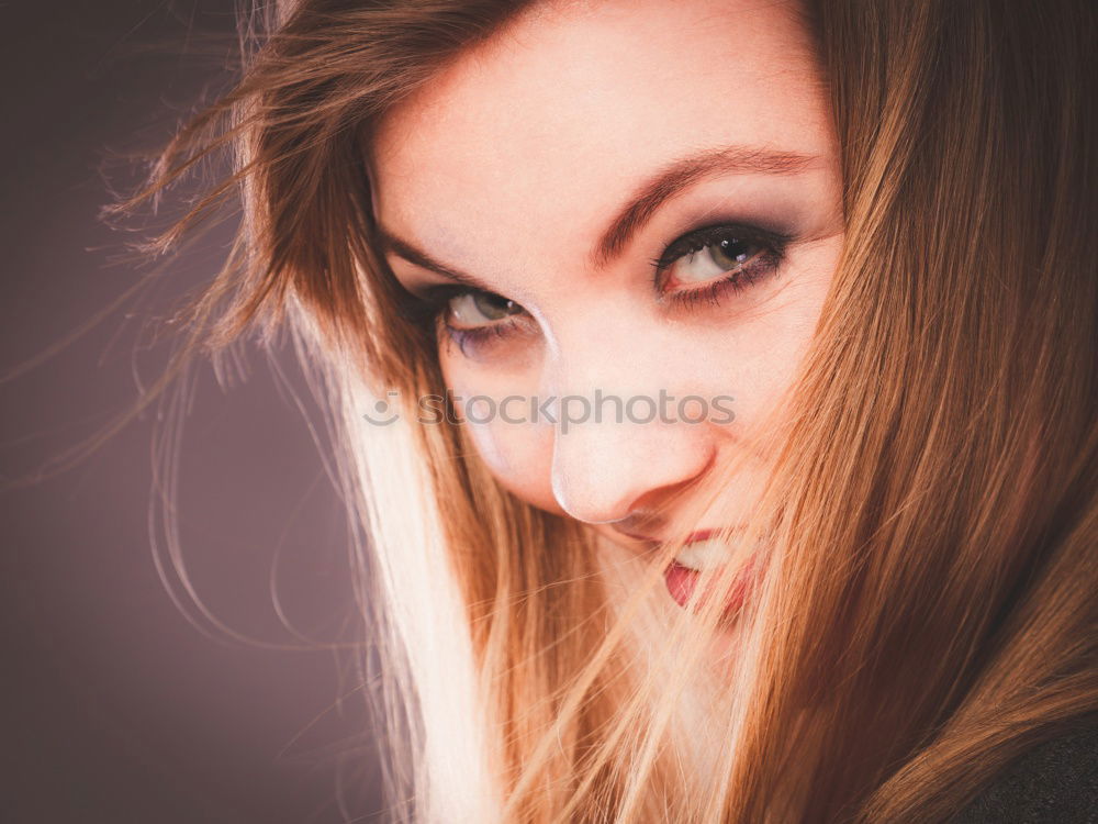 Similar – Image, Stock Photo A pretty girl in the countryside