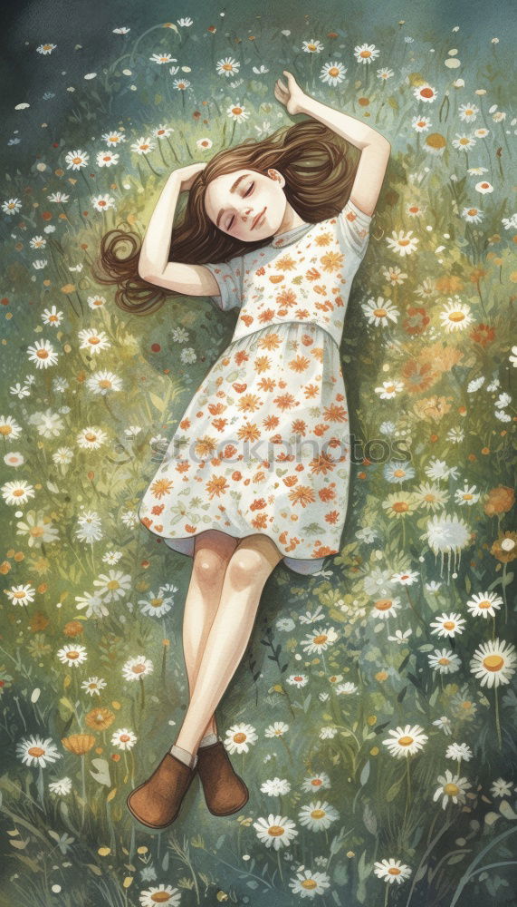 Similar – Image, Stock Photo spring sleep Feminine