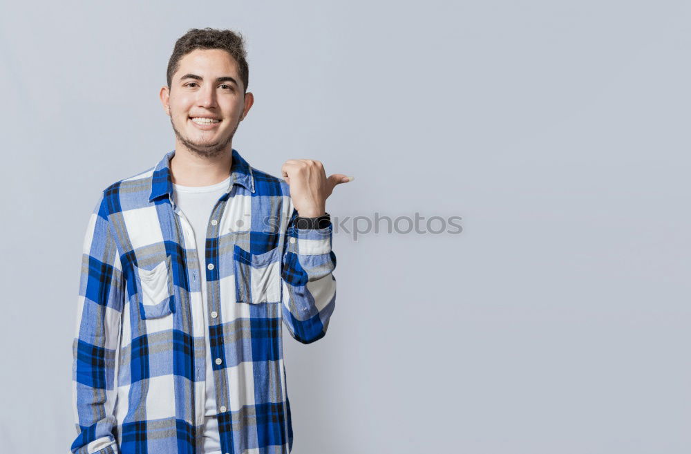 Similar – Image, Stock Photo Happy young man seating in a restaurant