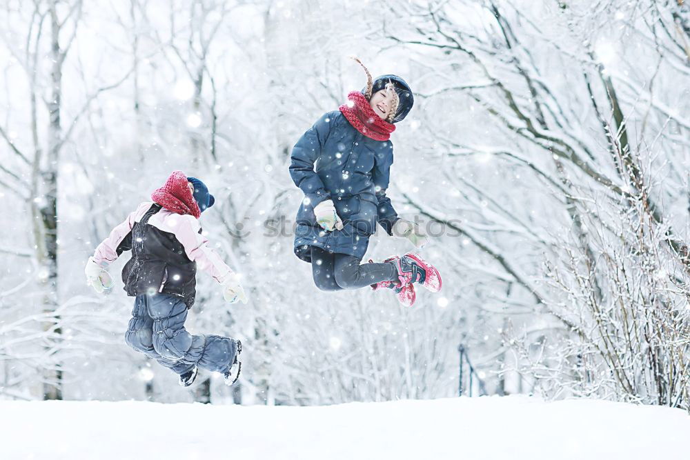 Similar – Mother and her daughter are spending time in winter