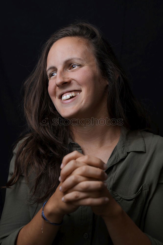 Similar – Image, Stock Photo Portrait of a woman