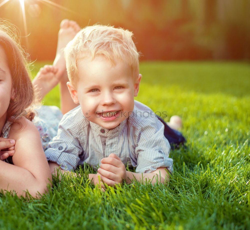 Similar – two happy girls standing on the playground