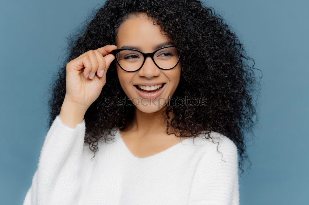 Similar – Image, Stock Photo Portrait of beautiful afro american woman.