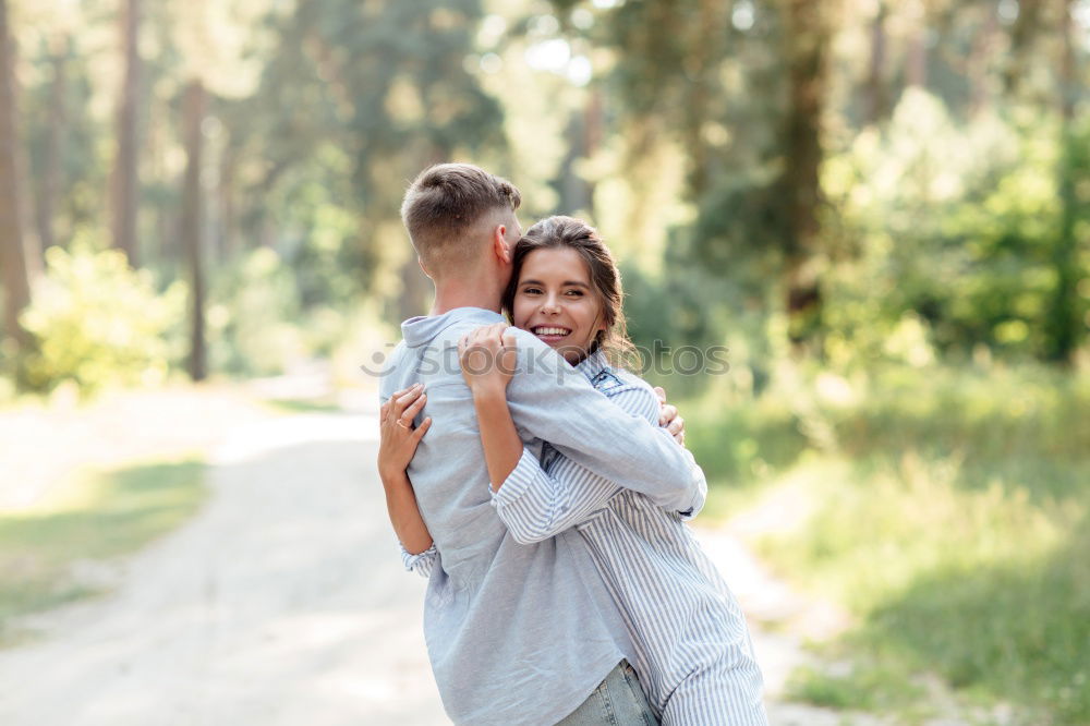 Similar – Image, Stock Photo Mom and daughter having fun together in a park