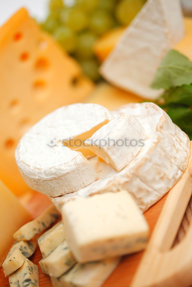 Similar – Image, Stock Photo parmesan cheese on plate of wood