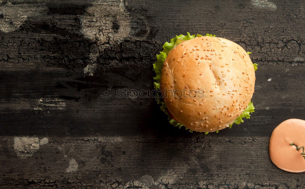 Similar – Image, Stock Photo Burger II Food Vegetable