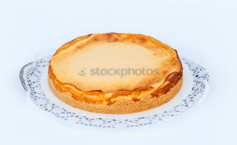 Similar – Cheese cake on white wood with cake tip