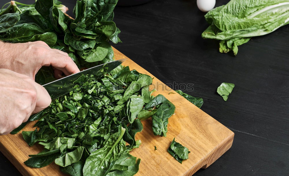 Similar – Image, Stock Photo kale washing winter superfood