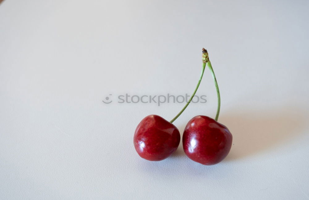 Similar – cherry Kirsche gelb rot