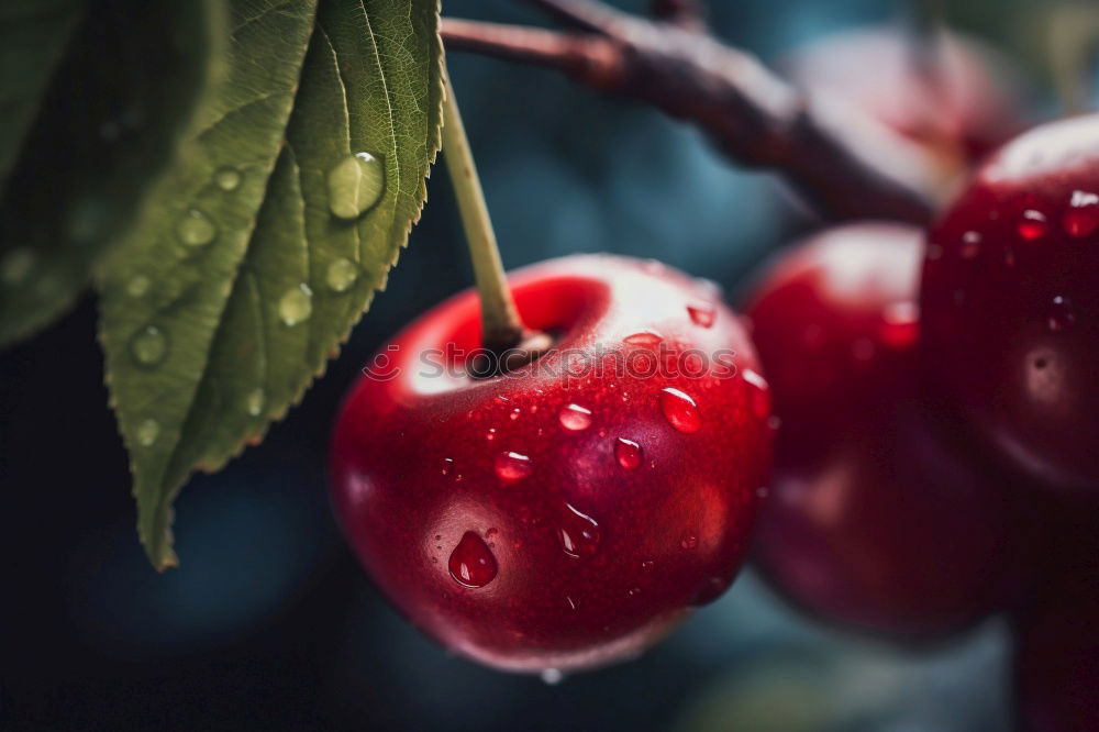 ripe red currants