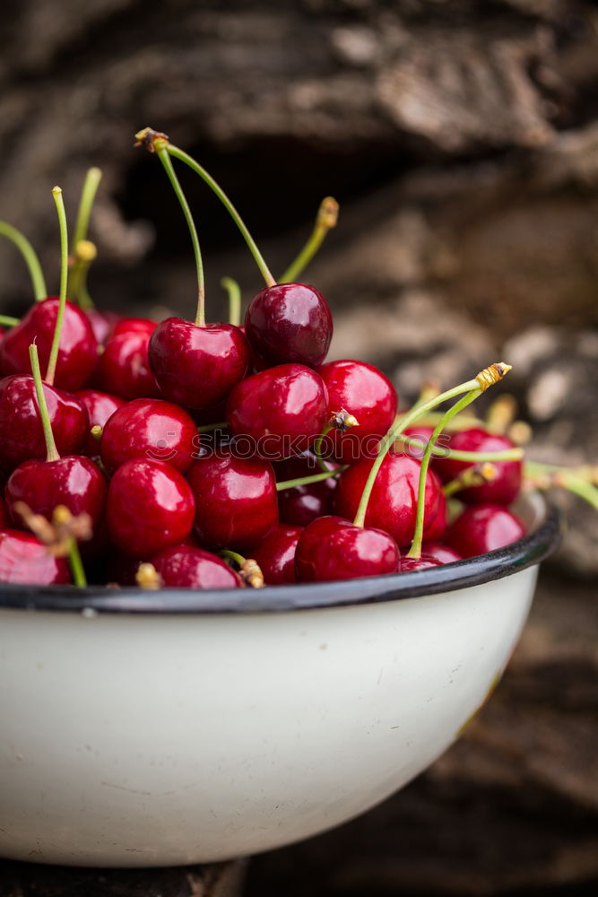 Similar – Image, Stock Photo anticipation Fruit Cherry