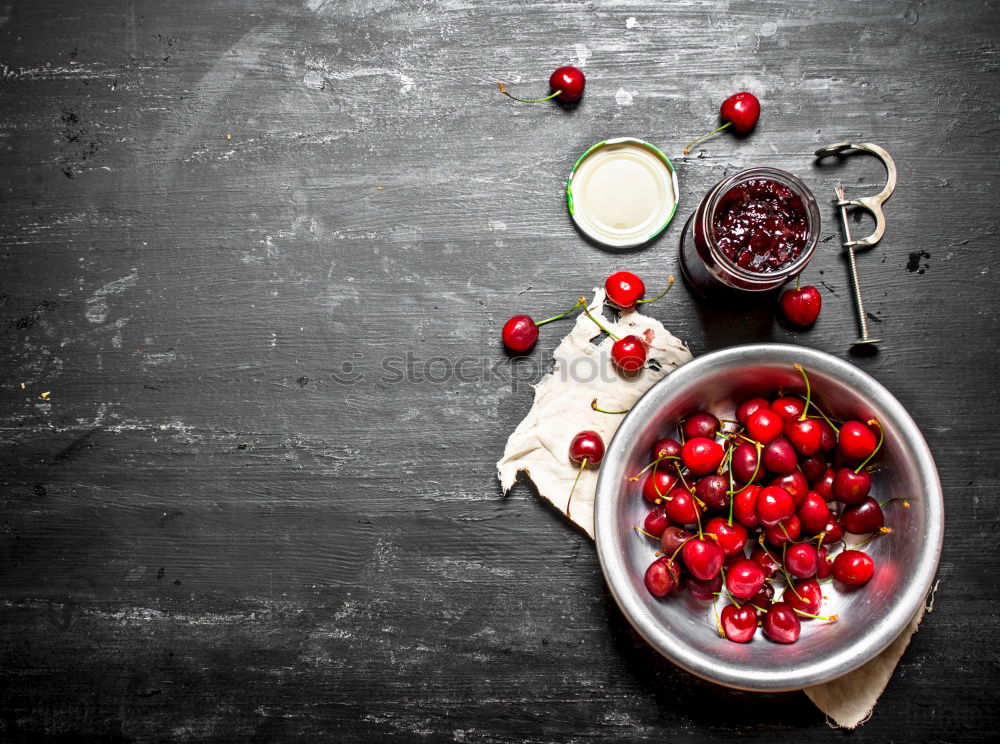 Similar – Image, Stock Photo Camembert with berries and sauce on a rustic background