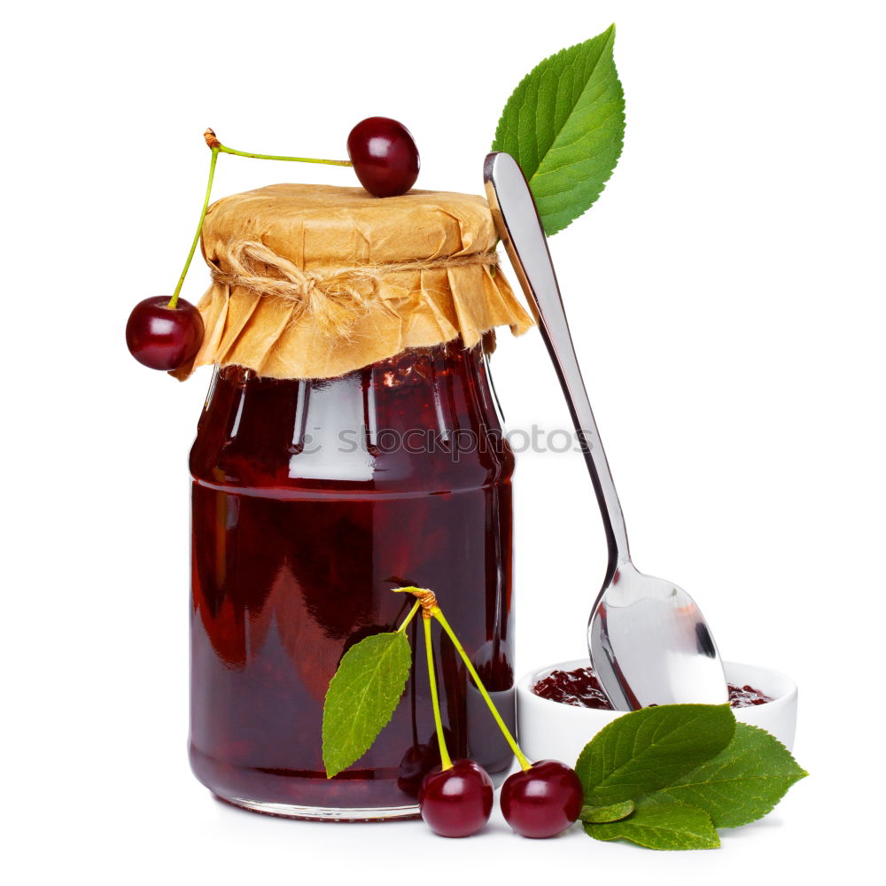 Similar – Image, Stock Photo Currant jam in a preserving jar