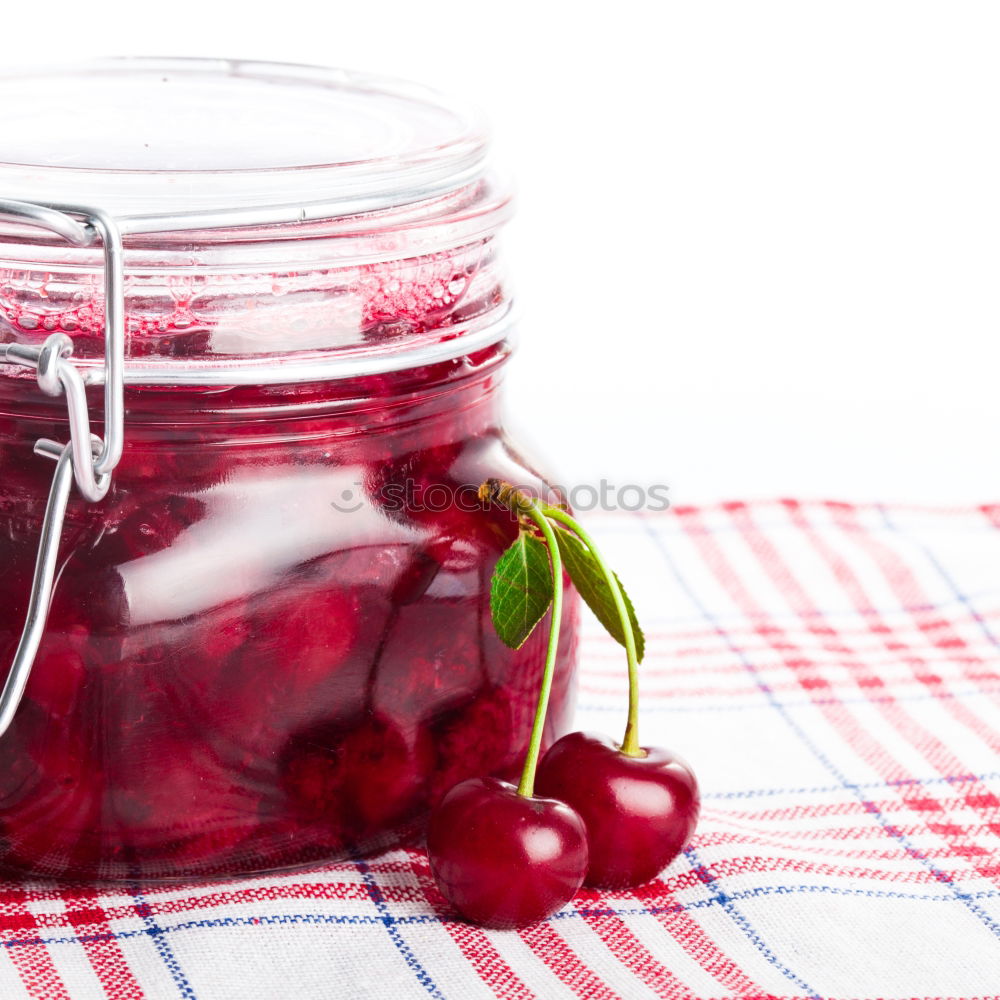 Similar – Image, Stock Photo Currant jam in a preserving jar